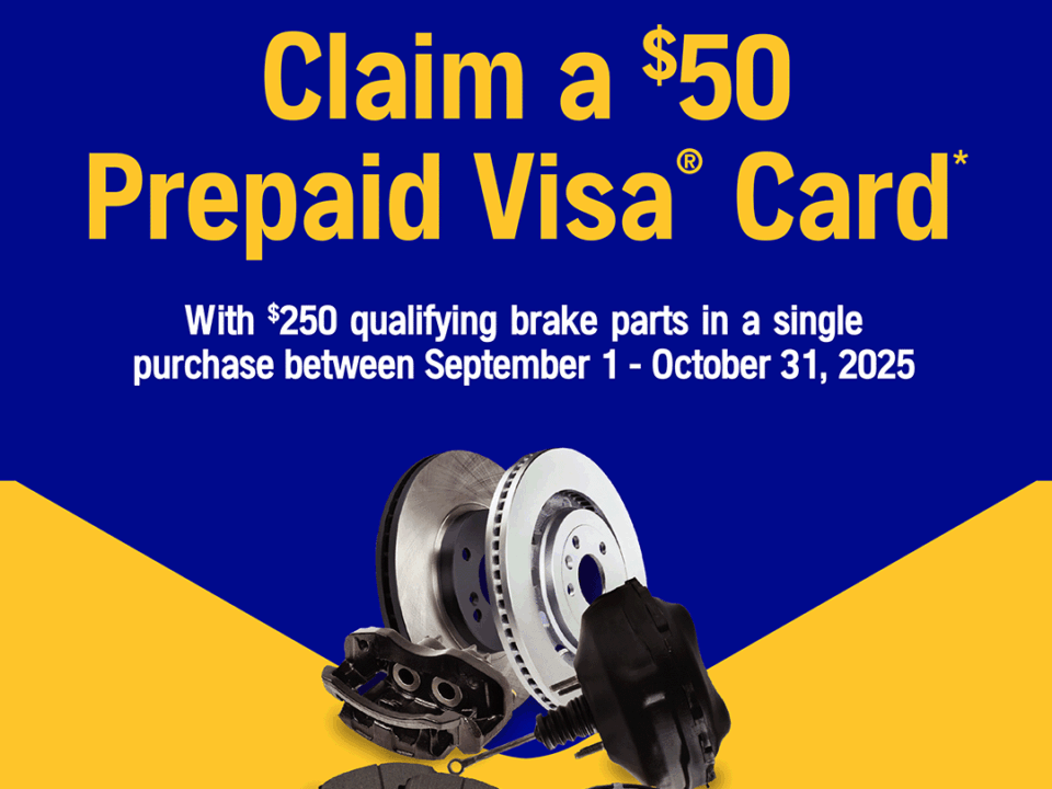 NAPA Brakes Offer