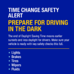 Time change safety alert