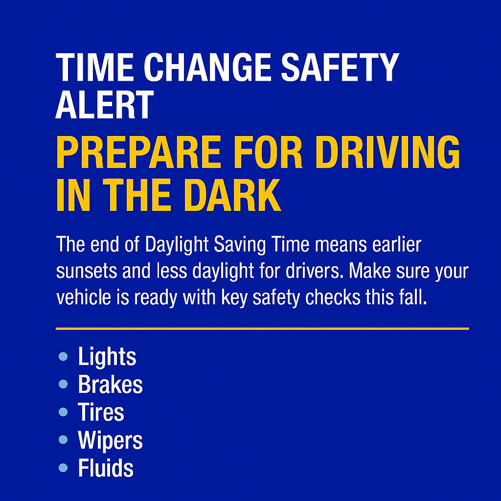 Time change safety alert